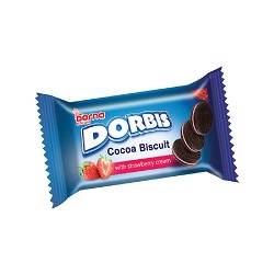 درنا بیسکوییت کاکائویی کرم توت فرنگی دربیس 240گرم